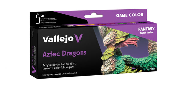 Game Color Set - Aztec Dragons - Damaged Box