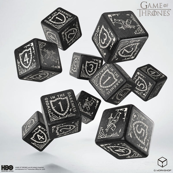 Game of Thrones. Night's Watch 10x D6 Dice Set