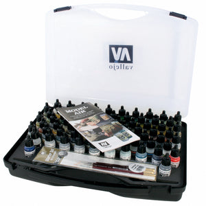 Model Air Basic Range Box Set (72 colours + 3 brushes + carry case)