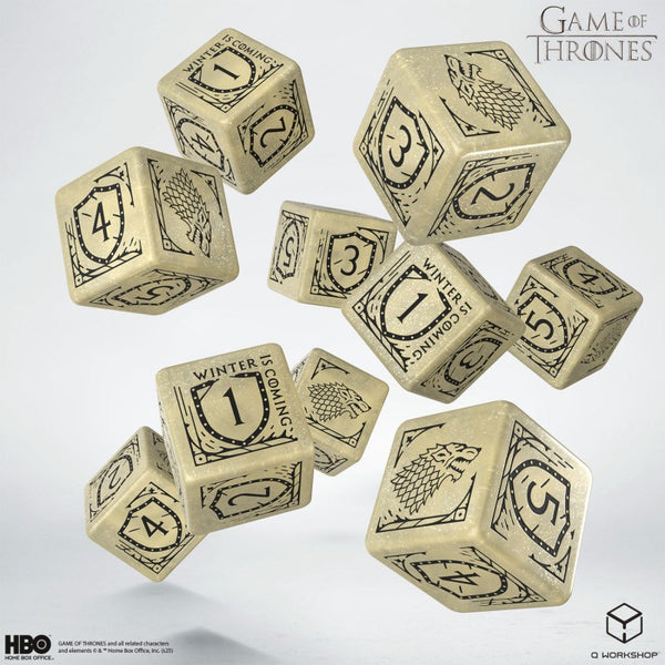 Game of Thrones. Stark 10x D6 Dice Set