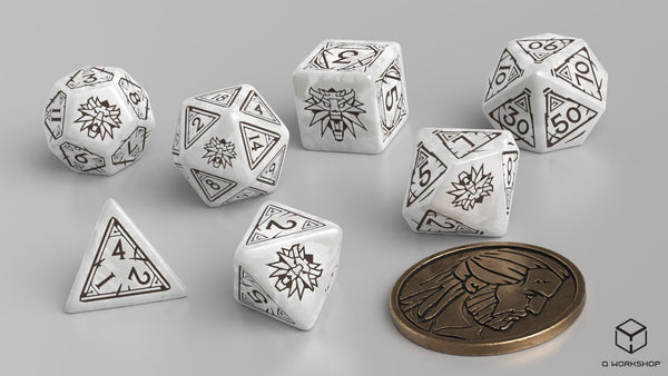 The Witcher Dice Set. Geralt - The White Wolf