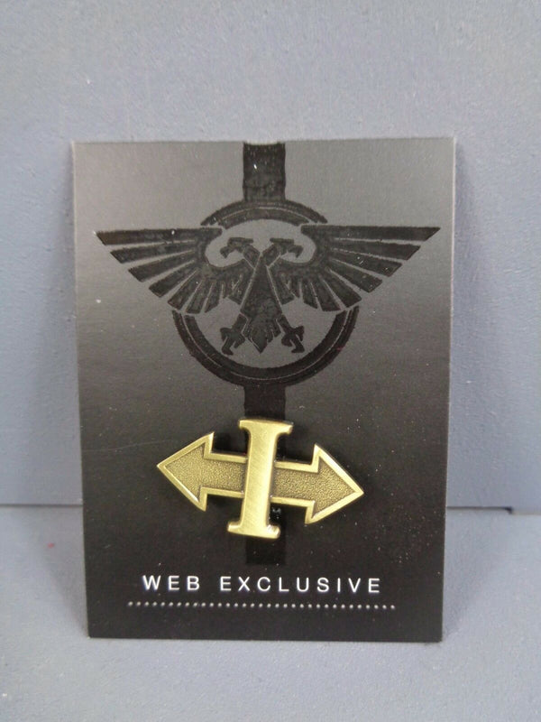 Web Exclusive Space Marines Tactical Icon Gold Pin Badge