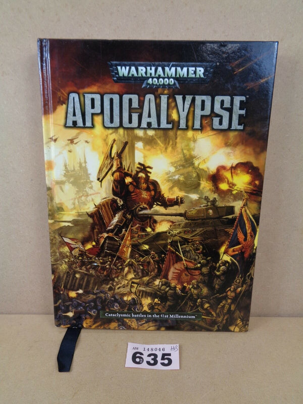 Warhammer 40k Rulebook Apocalypse Rules Hard Cover 635