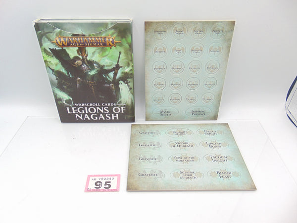 Warscroll Cards Legions of Nagash