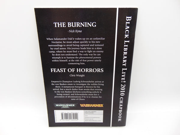 Black Library Live 2010 Chapbook  - The Burning & Feast of Horrors