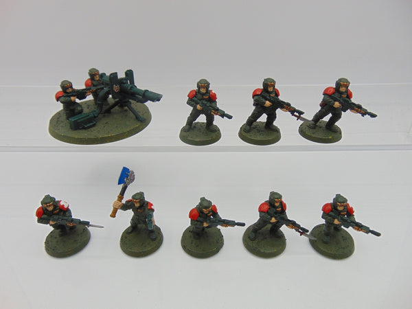 Cadian Guardsmen & Heavy Weapon Squad