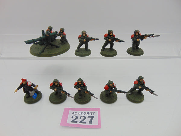 Cadian Guardsmen & Heavy Weapon Team