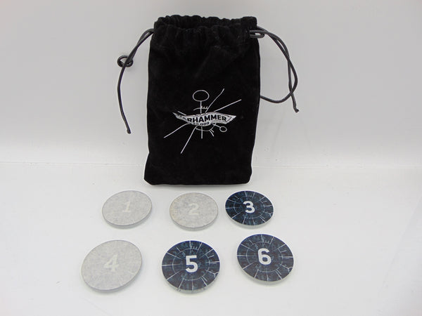 Indomitus Limited Edition Dice Bag Objective Markers