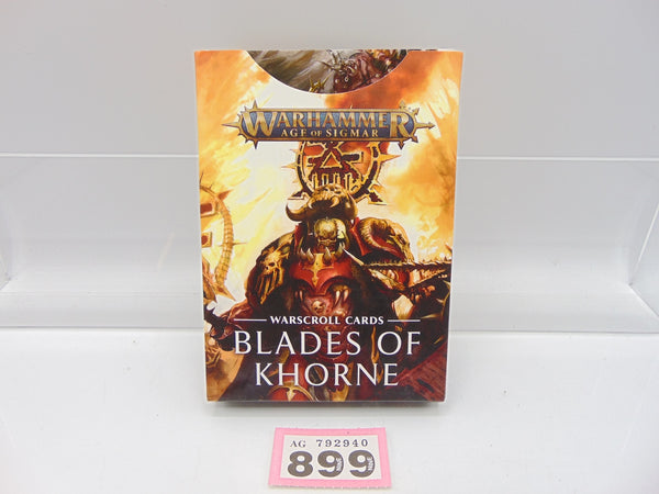 Warscroll Cards Blades of Khorne