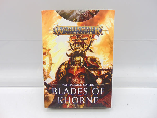 Warscroll Cards Blades of Khorne