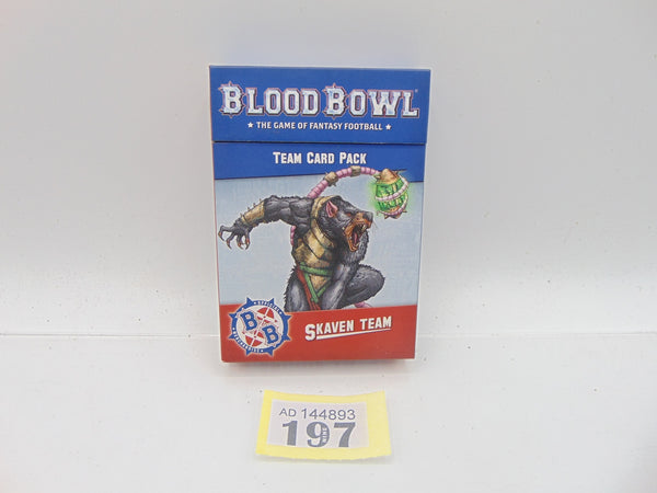 Blood Bowl Skaven Team Card Pack