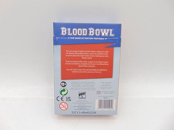 Blood Bowl Skaven Team Card Pack