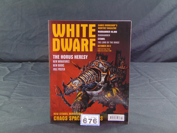 White Dwarf Issue October 2012