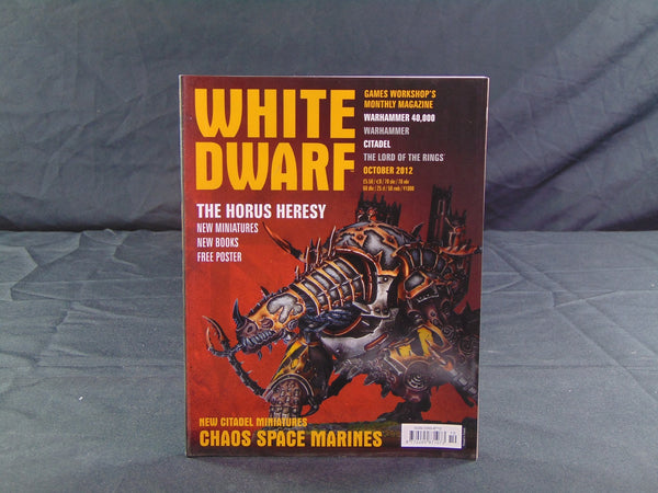 White Dwarf Issue October 2012