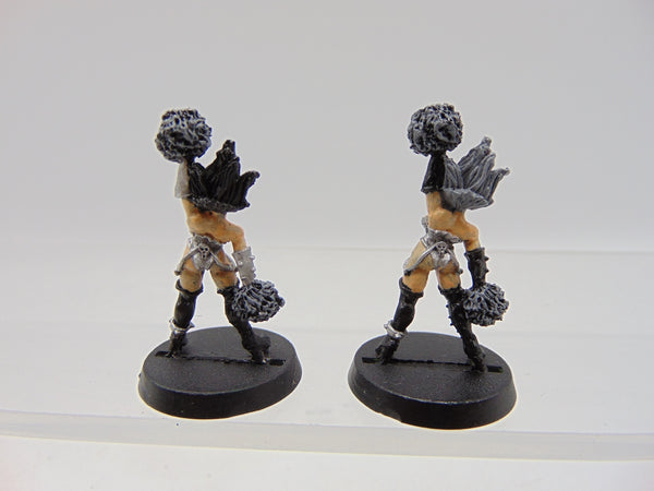 Blood Bowl Dark Elf Cheerleaders