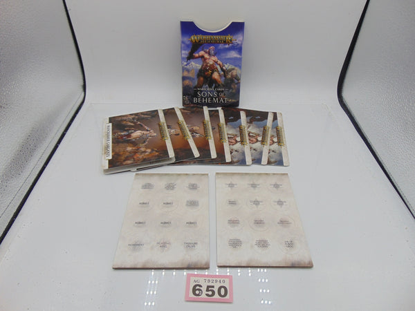 Warscroll Cards Sons of Behemat