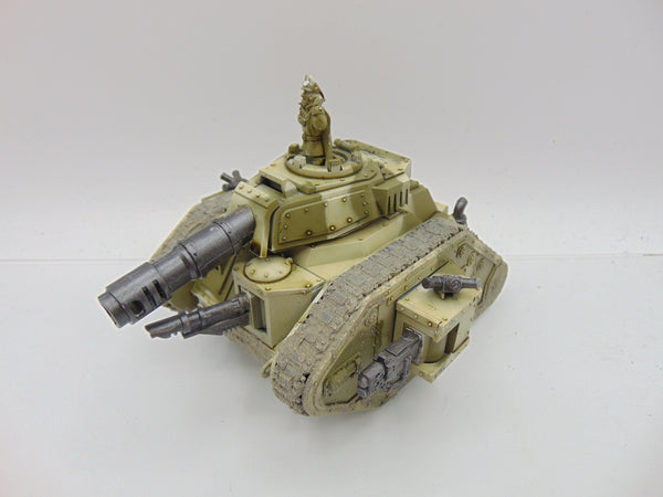 Knight Commander Pask in Leman Russ Battle Tank