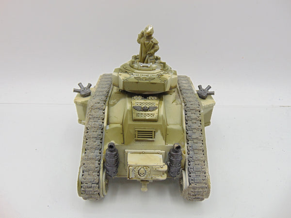 Knight Commander Pask in Leman Russ Battle Tank