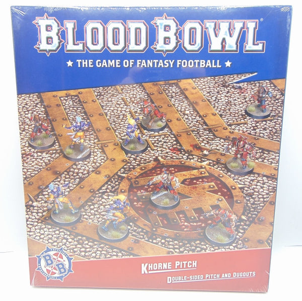 Blood Bowl Khorne Pitch – Double-sided Pitch and Dugouts Set