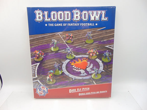 Blood Bowl Dark Elf Pitch – Double-sided Pitch and Dugouts Set