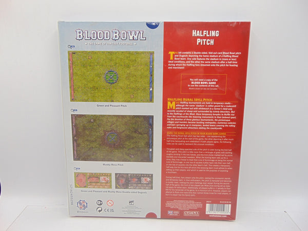 Blood Bowl Halfling Pitch – Double-sided Pitch and Dugouts Set