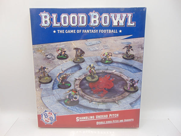 Blood Bowl Shambling Undead Pitch – Double-sided Pitch and Dugouts Set