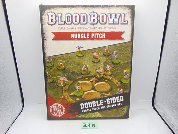 Blood Bowl Nurgle Pitch – Double-sided Pitch and Dugouts Set