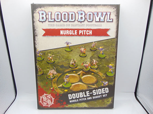 Blood Bowl Nurgle Pitch – Double-sided Pitch and Dugouts Set