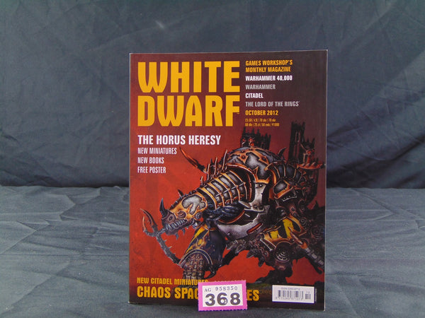 White Dwarf Issue October 2012