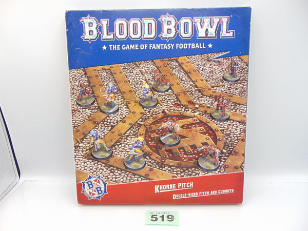 Blood Bowl Khorne Pitch – Double-sided Pitch and Dugouts Set