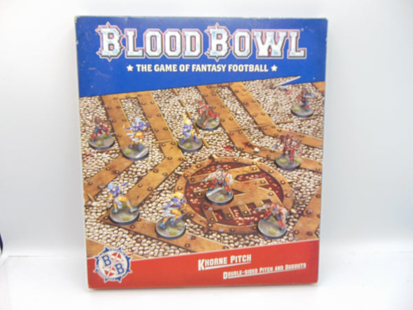 Blood Bowl Khorne Pitch – Double-sided Pitch and Dugouts Set