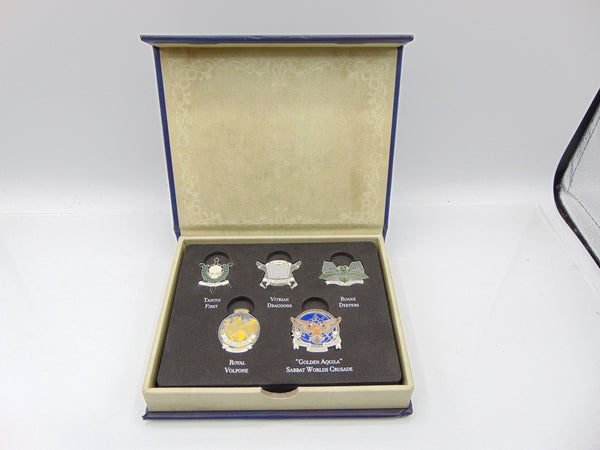 The Sabbat Worlds Crusade Regimental Pin Badges Boxed Set