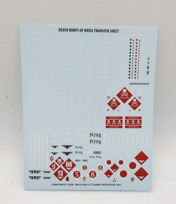 Death Korps of Krieg Transfer Sheet