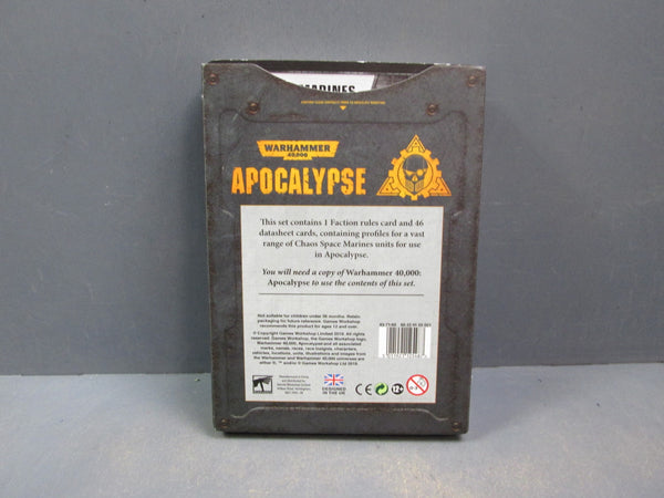 Apocalypse Datasheet Cards