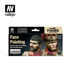 Model Color Set - Face Painting Set (x8)