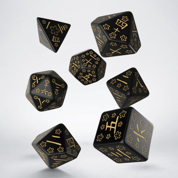 Japanese Dice Set - Deep Night Firefly