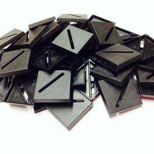 25mm Square Slotted Bases