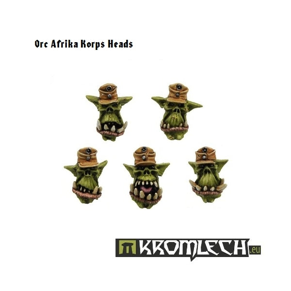 Orc Afrika Korps Heads (10)