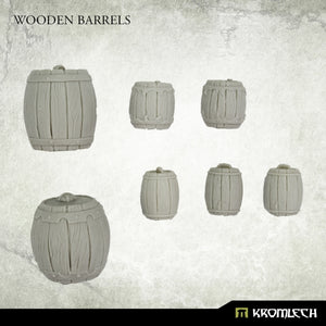 Wooden Barrels (8)
