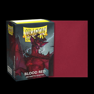 Dragon Shield Sleeves Matte Blood Red (100)